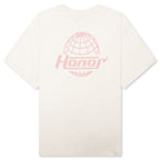 Honor Globe Logo Tee - Cream