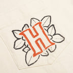 Floral Pocket S/S Tee - Bone