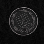 HTG Cable Knit Jumper Sweater - Black