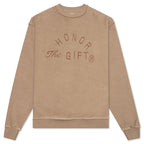 Honor The Gift HTG Weathered Crewneck - Coyote