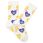 Heart Socks - Purple