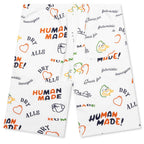 Printed Sweat Shorts - White