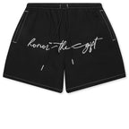 Hybrid Cursive 5" Trunk - Navy