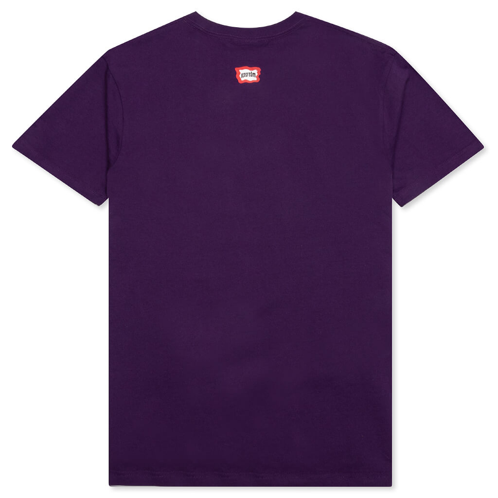 College S/S Tee - Acai