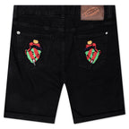 Black Beauty Jean Short - Black