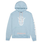 Bow Tie Hoodie - Celestial Blue