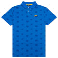 Cash Rules S/S Polo - Strong Blue