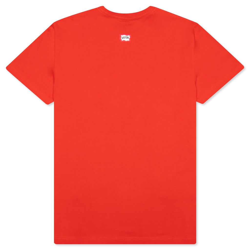 Cash Rules S/S Tee - Fiery Red
