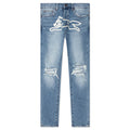 Cream Jean - Blue