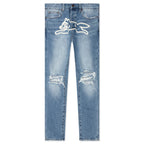 Cream Jean - Blue