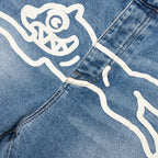 Cream Jean - Blue