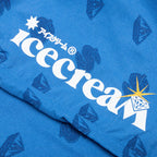 Cream Short - Strong Blue
