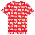 Diamonds and Dollars S/S Tee - Fiery Red