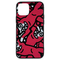 Dog Pile iPhone Case - Black