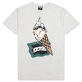 Flag S/S Tee - Light Heather Grey
