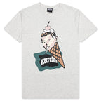 Flag S/S Tee - Light Heather Grey