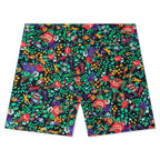 Floral Short - Black