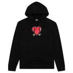 Heart Hoodie - Black