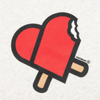 Heart Hoodie - Light Heather Grey