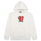 Heart Hoodie - Light Heather Grey