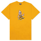 Kick Push S/S Tee - Golden Yellow