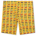 Kids Red Velvet Sweatshort - Gold Fusion