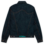 Leg Down Jacket - Raw Blue