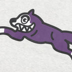 Running Dog S/S Tee - Light Heather Grey
