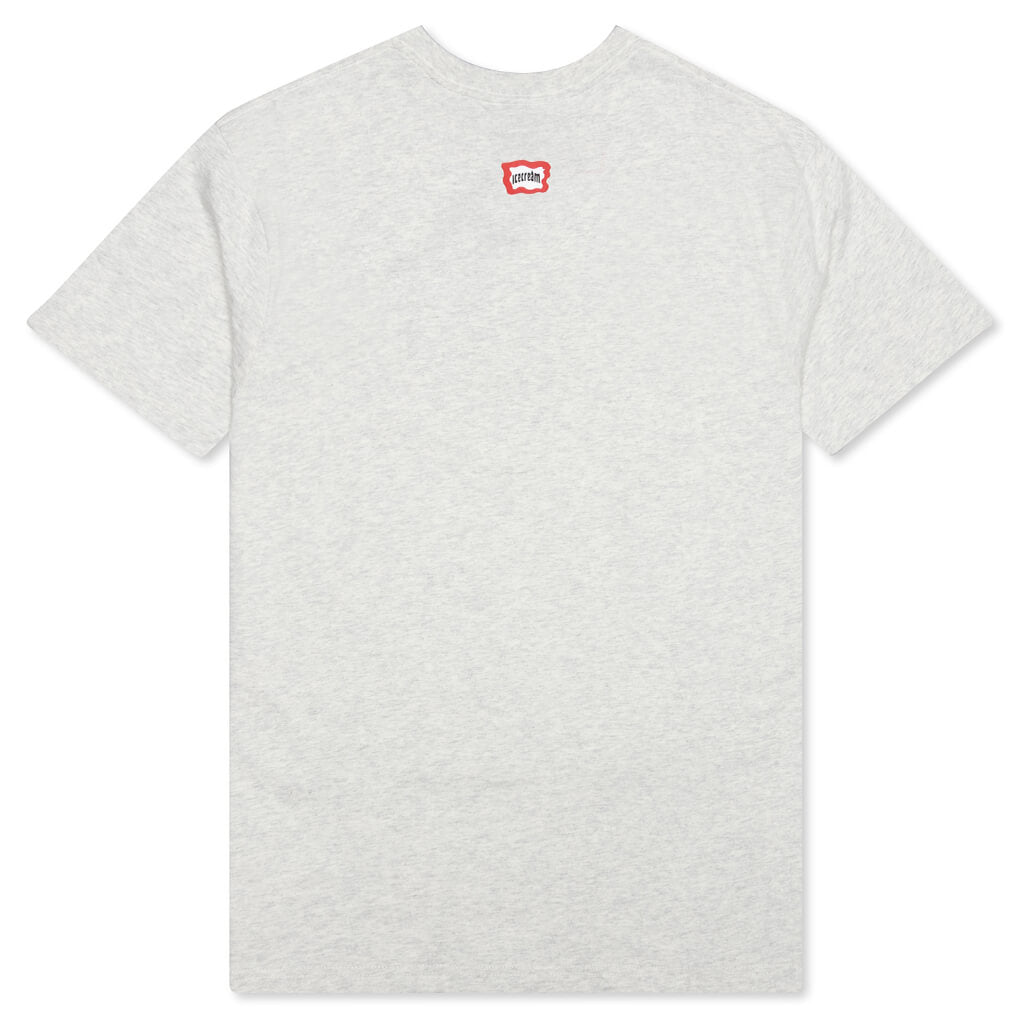College S/S Tee - Light Heather Grey