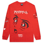 Shocked L/S Knit - Fiery Red