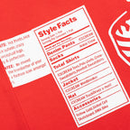 Shoebox S/S Knit - Tomato
