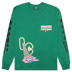 Waffle L/S Knit - Pine Green
