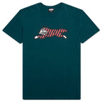 Yikes Stripes S/S Tee - Deep Teal
