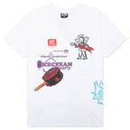 Check In For Laughs S/S Knit - White