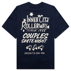 Inner City Rollerway S/S Tee - Navy