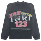 Inri Snake L/S Tee - Vintage Black