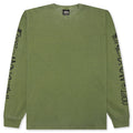International Crew Pigment Dyed L/S Tee - Olive