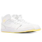 Jordan 1 Mid (PS) - Sail/Lt Laser Orange/White