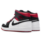 Air Jordan 1 Mid - White/Gym Red/Black