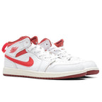 Jordan 1 Mid SE (PS) - White/Lobster/Dune Red
