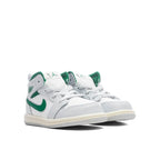 Jordan 1 Mid (TD) - Summit White/Pine Green/Pure Platinum