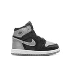 Air Jordan 1 Retro High OG 'Satin Shadow' (TD) - Black/Medium Grey/White