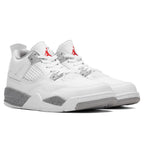 Air Jordan 4 Retro (PS) - White/Fire Red