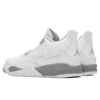 Air Jordan 4 Retro (PS) - White/Fire Red