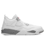 Air Jordan 4 Retro (PS) - White/Fire Red