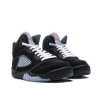 Air Jordan 5 Retro OG 'Black Metallic Reimagined' (PS) - Black/White/Metallic Silver/Fire Red