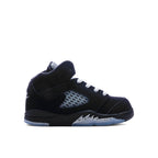 Air Jordan 5 Retro OG 'Black Metallic Reimagined' (TD) - Black/White/Metallic Silver/Fire Red