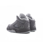 Air Jordan 5 Retro 'Wolf Grey' (TD) - Light Graphite/White/Wolf Grey