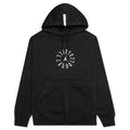 AJ11 Graphic Fleece Pullover Hoodie - Black/Reflective Silver