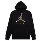 AJ3 Graphic Fleece Hoodie - Black